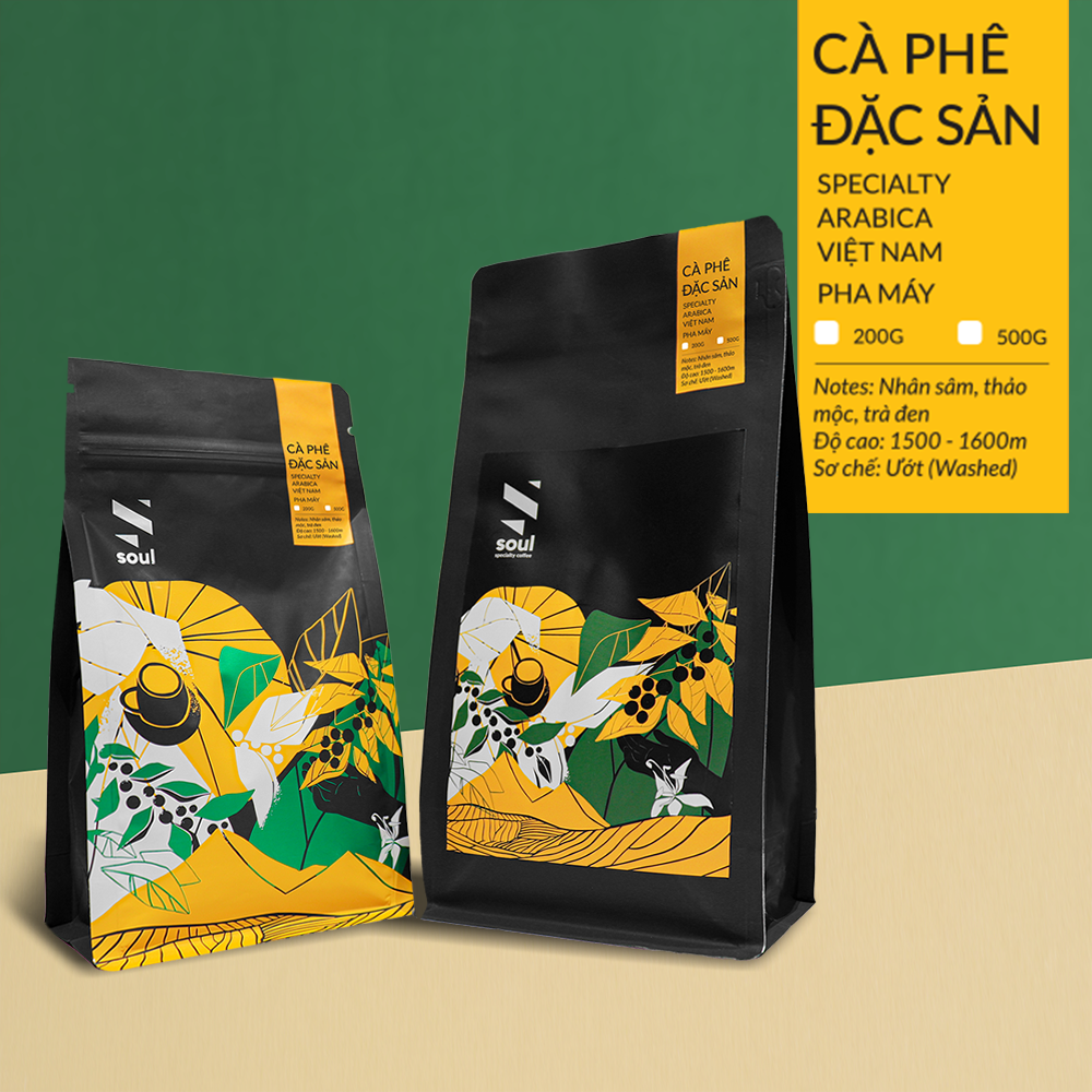 Cà phê đặc sản Specialty Arabica - Pha máy - Soul Specialty Coffee