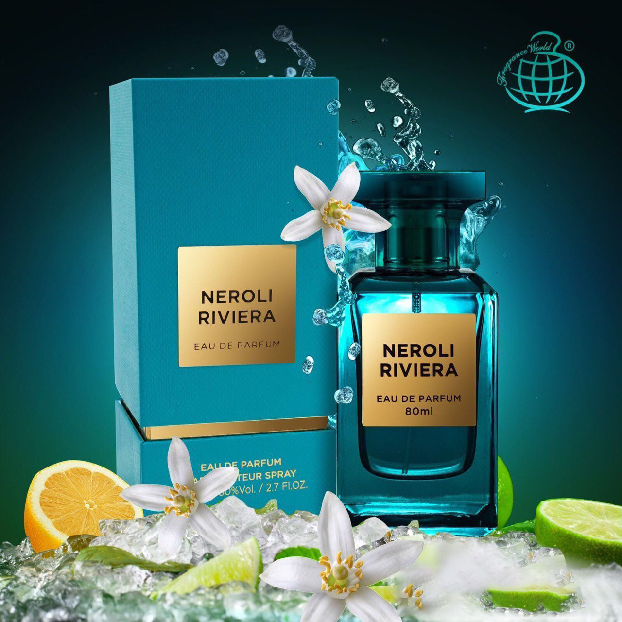 Nước Hoa Unisex Frangance World Neroli Riviera 80ml EDP Chính Hãng