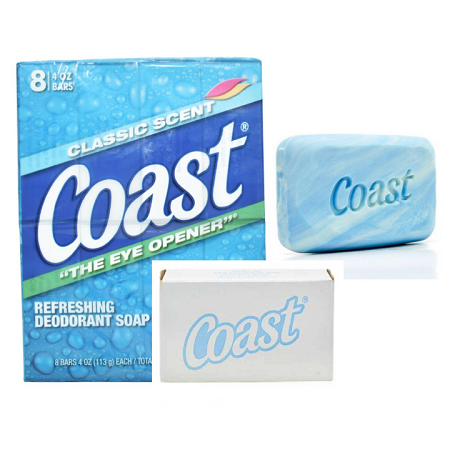 Lốc xà bông cục coast 113g x 8 cục - usa xà bông coast thơm lâu