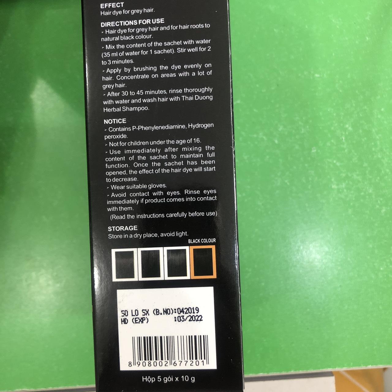 Nhuộm tóc Thái Dương