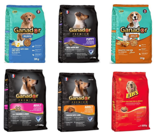 Thức ăn cho chó ganador 20kg: gà, cá hồi, cừu, trứng sữa, puppy dha