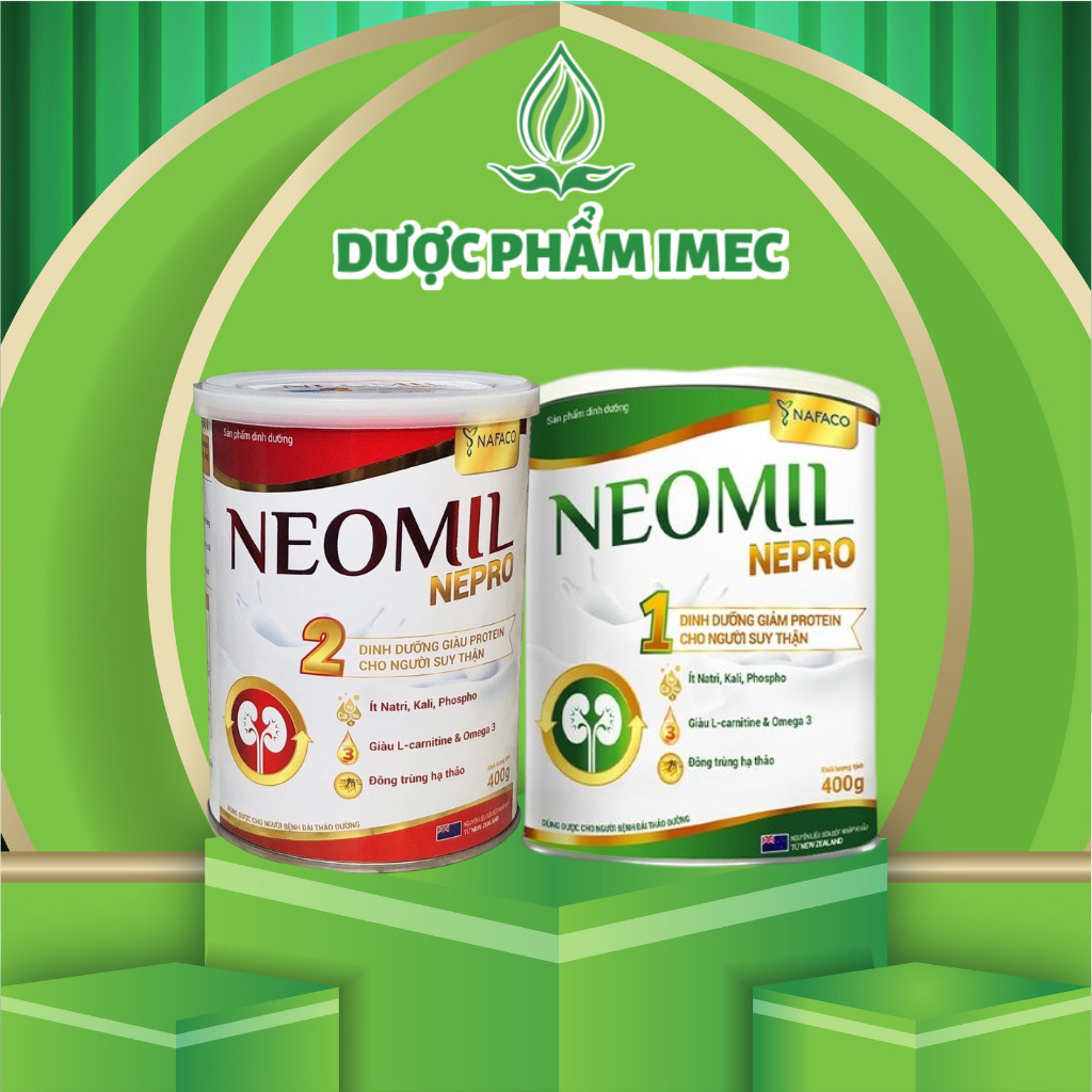 Sữa Bột Neomil Nepro – Cung Cấp Dinh Dưỡng Giúp Giảm Protein Cho Người Suy Thận