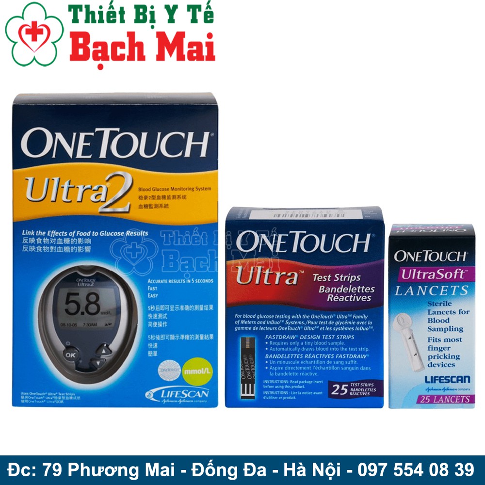 Que Thử Đường Huyết Onetouch Ultra
