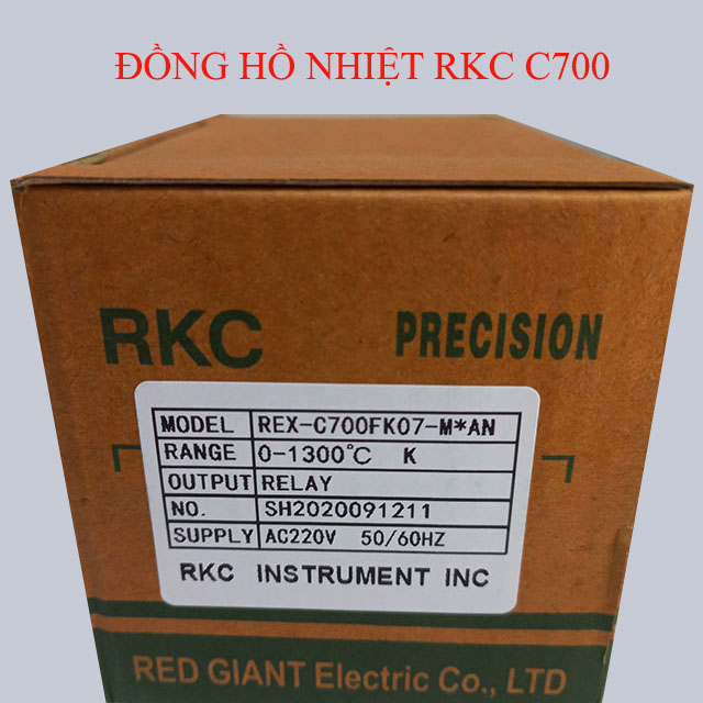 Đồng hồ điều khiển nhiệt độ rkc rex c700 72x72 0-1300 độ output replay