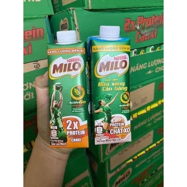 Thùng 24 chai SỮA MILO NẮP VẶN TIỆN LỢI