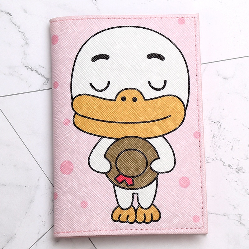 Vỏ bọc passport in hình 3d cực xinh - mẫu duck pink