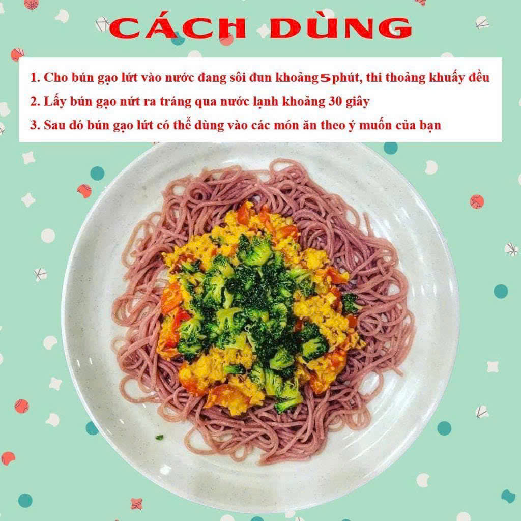 Bún gạo lứt-hỗ trợ giảm cân-tốt cho sức khỏe