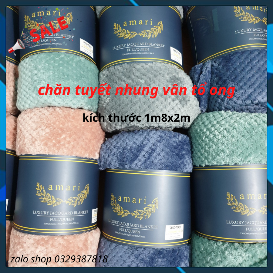 - chăn tuyết nhung vân tổ ong,mền nhung tuyết hè thu vân ong cao cấp siêu mềm mịn kích thước 1m8x2m - sỉ lẻ đàm dũng