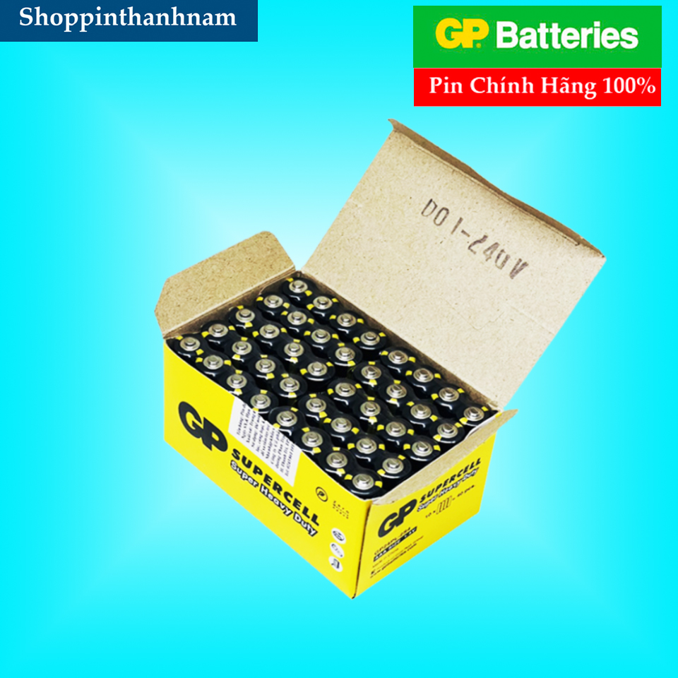Hộp 40 viên pin aaa gp đũa super chính hãng dung lượng cao