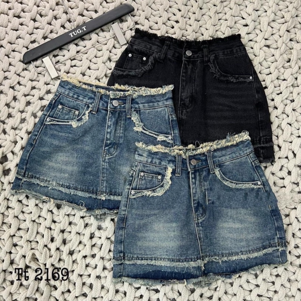 Chân váy jean bé gái - Quần áo trẻ em Minnie-MS14458