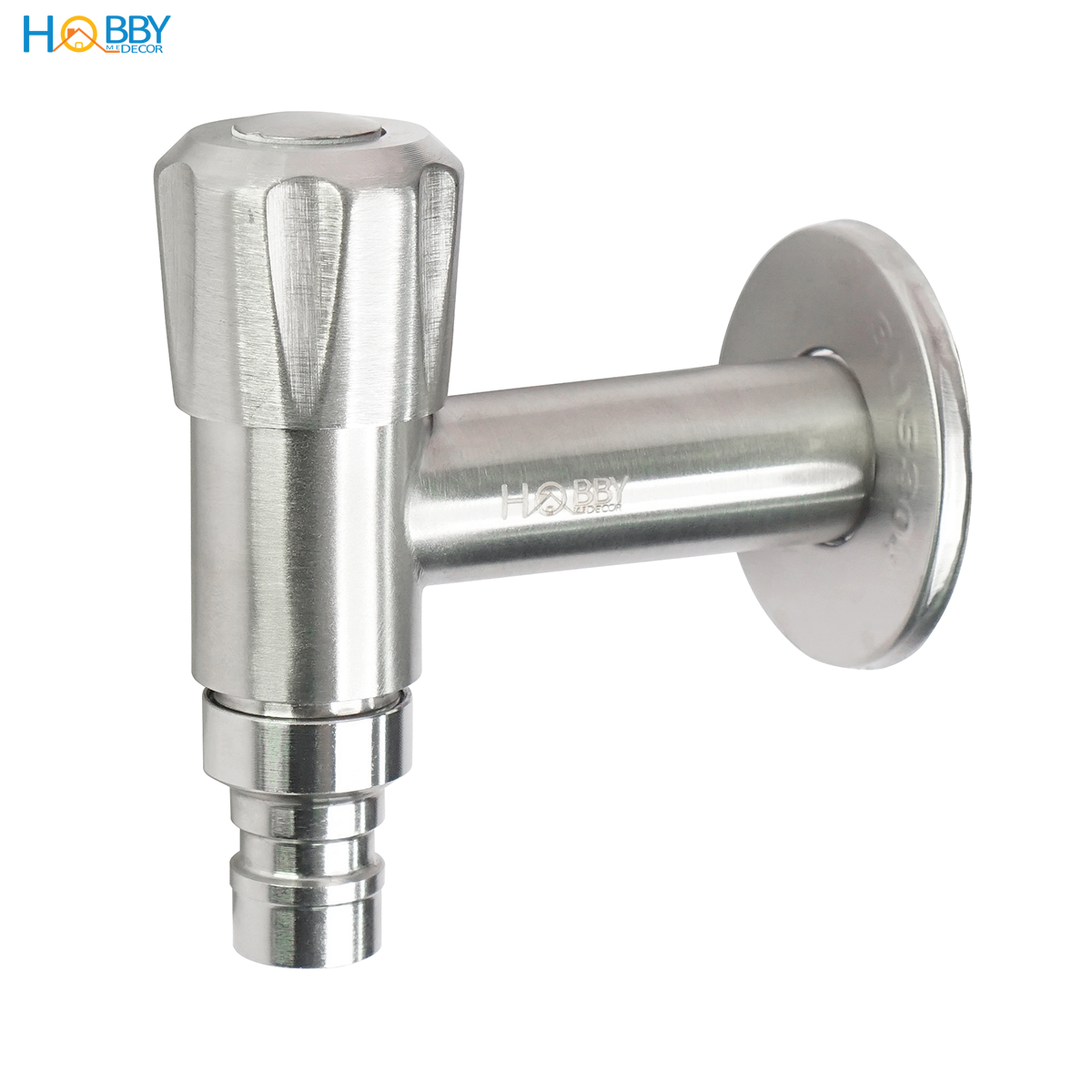 Vòi xả hồ cấp nước máy giặt inox 304 ren 21 hobby home decor vin3