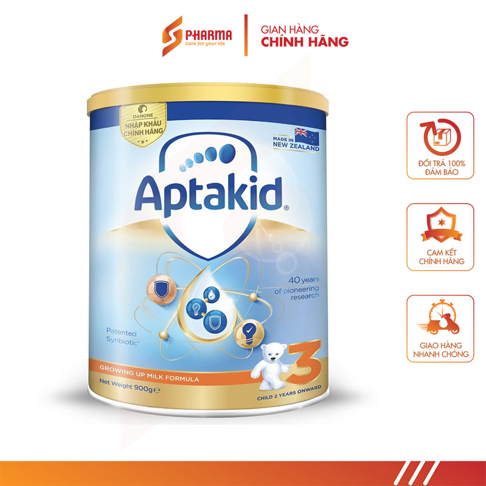 Sữa bột Aptakid New Zealand 3 Growing up Milk Formula cho bé từ 2+
