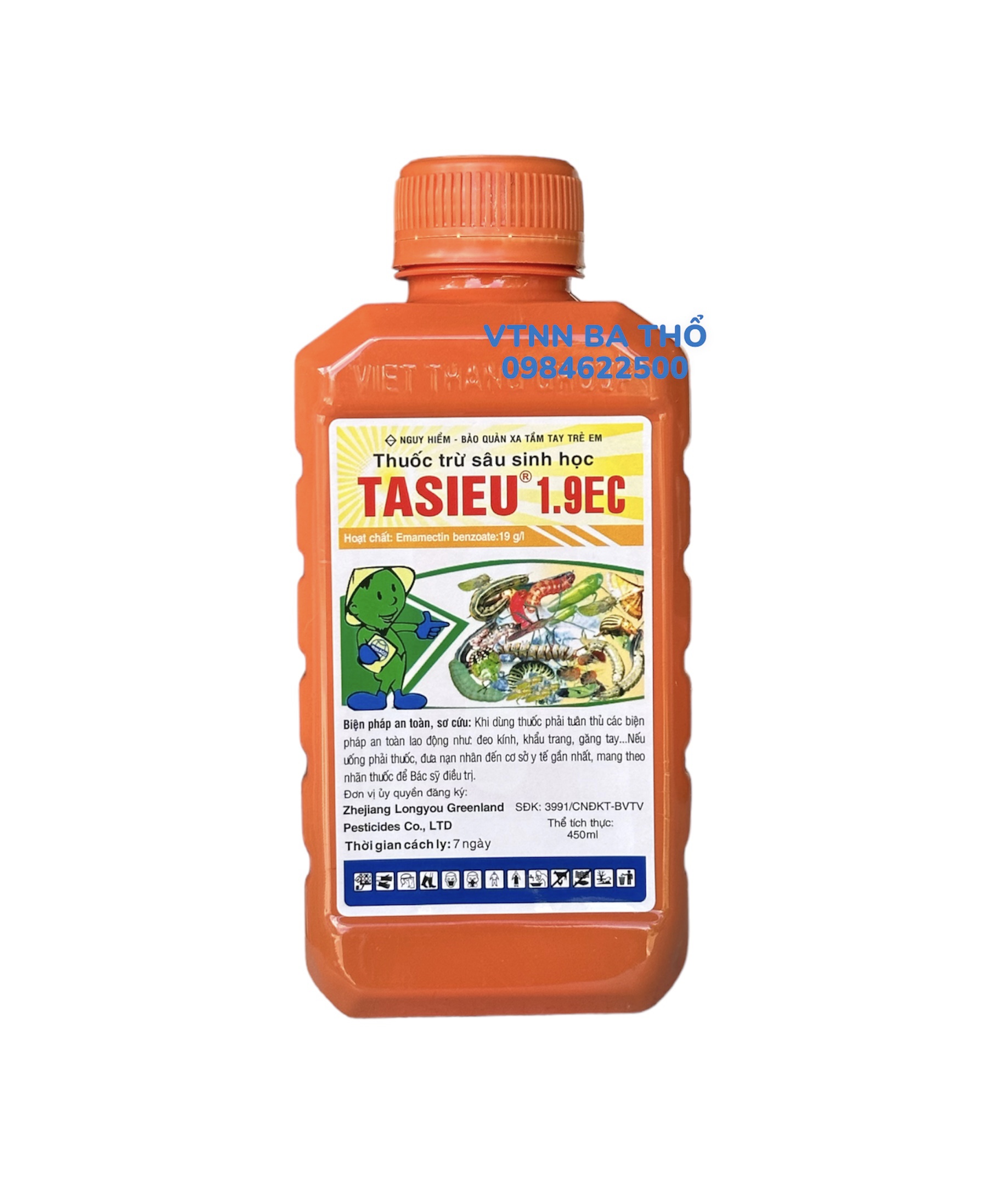 Thuốc trừ sâu sinh học tasieu 1.9ec 450ml