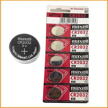 Pin Maxell CR2032, Pin CR2032 Lithium 3V 1vỉ 5 viên