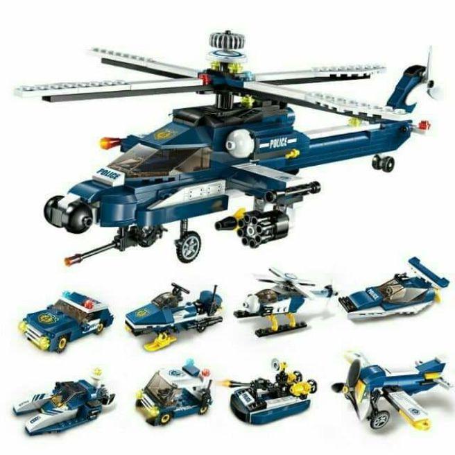 Lego enlighten 8 in 1mô hình máy bay trực thăng
