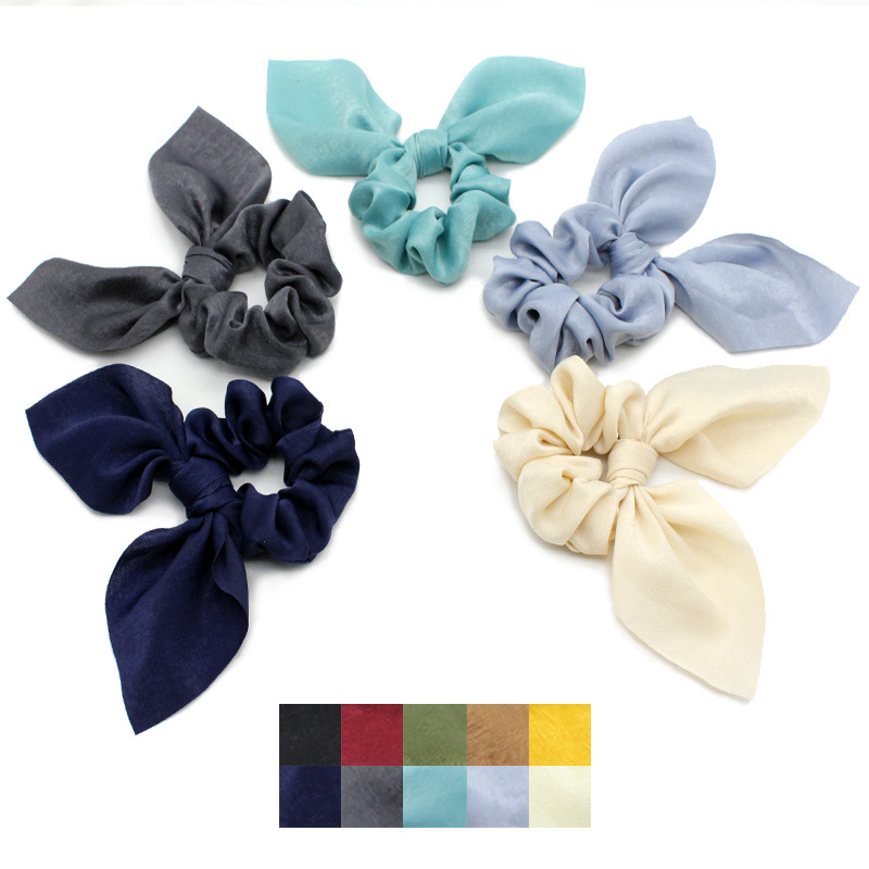 Dây Buộc Tóc Scrunchies Vải Mềm