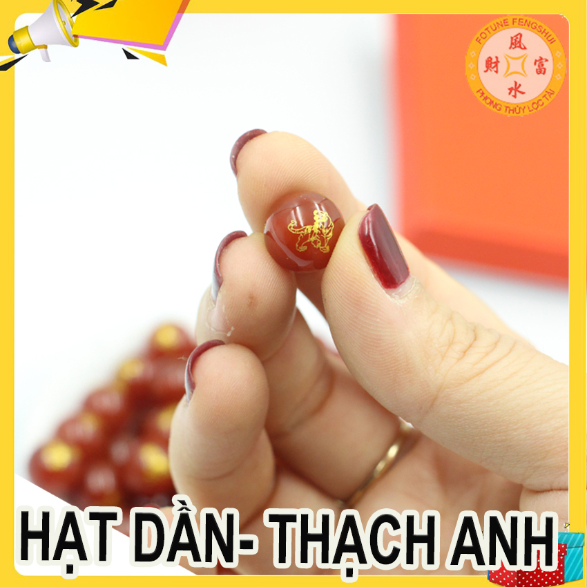 Hạt dần - thạch anh đỏ