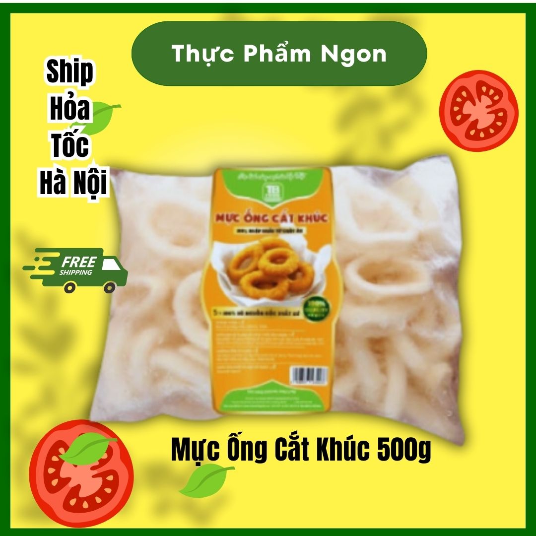 Mực Ống Cắt Khúc -Thực Phẩm Ngon-Giao hỏa Tốc Tại Hà Nội