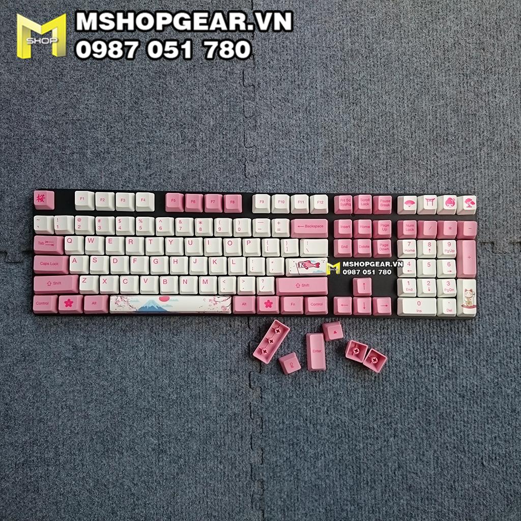Keycap Akko World Tour Tokyo thick pbt dye-sub oem profile 114 keys