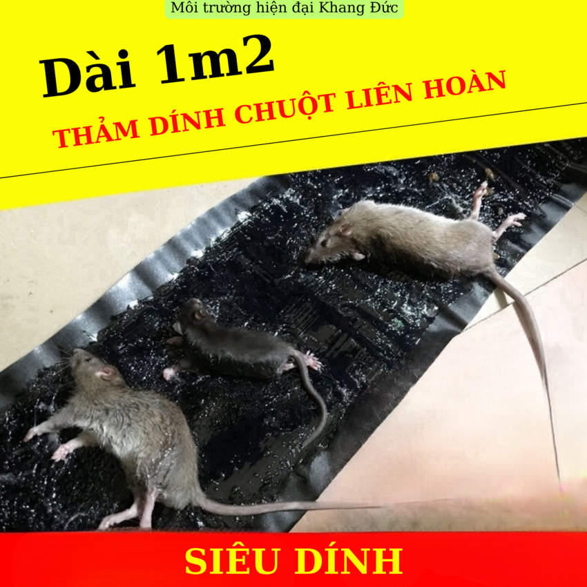 Bẫy Chuột Thảm Dính 1m2 Keo Dính Chuột Siêu Dính Diệt Chuột Hiệu Quả Cao Chuyên Bắt Chuột Thông Minh Khang Đức