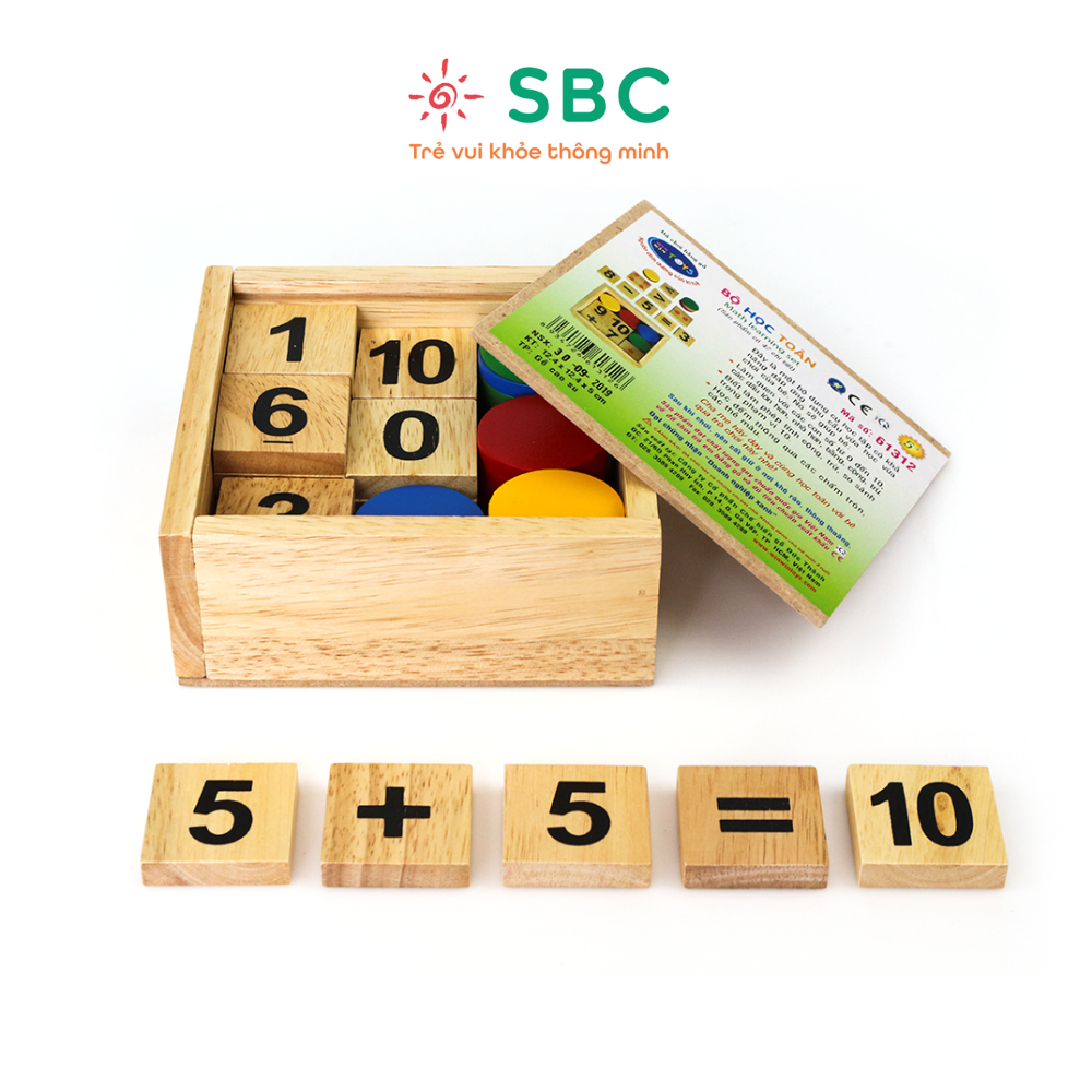 Đồ chơi gỗ Winwintoys - Bộ học toán