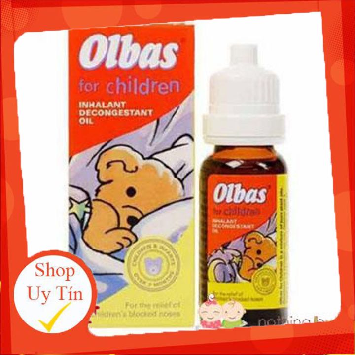 Tinh dầu xông mũi cho bé olbas for children của anh