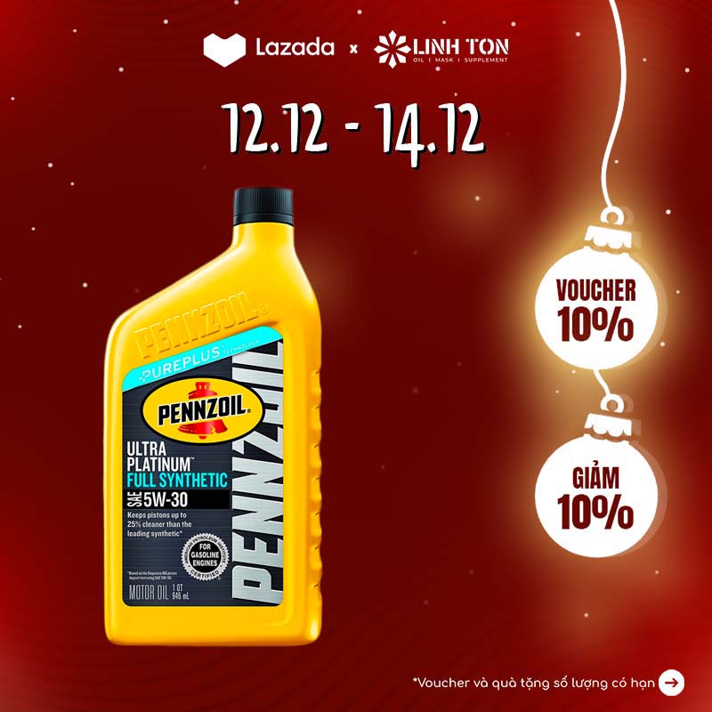 [HCM]Chiết lẻ 800ml Nhớt nhập khẩu cao cấp cho tay ga Pennzoil Ultra Platinum 5w30