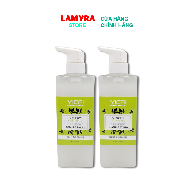 Bóc màu đen + đỏ + xanh + tím phủ bóng yicai 500ml chính hãng lamyra