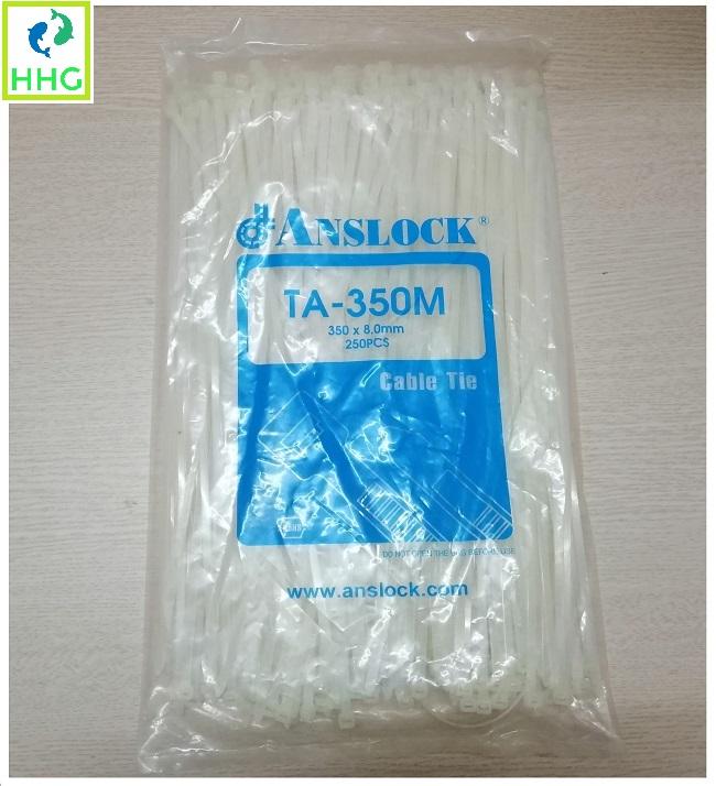Gói 250 dây thít cable tie anslock ta-350m kích thước 350x8.0mm