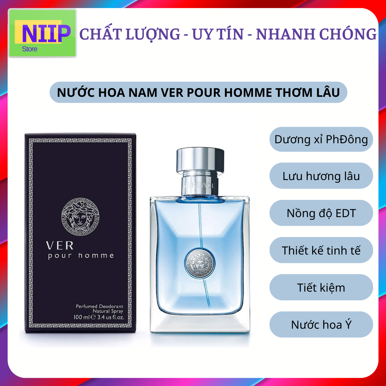 Nước hoa ver Pour homme EDT chiết 10ml