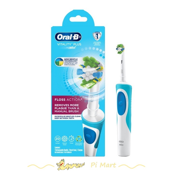 Bàn chải điện Oral-B Vitality Plus FlossAction Rechargeable Power Toothbrush Úc