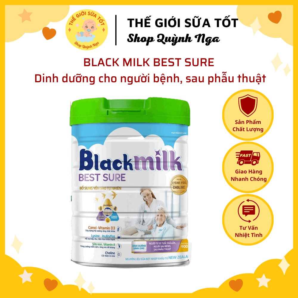 Sữa BlackMilk Best Sure cho người lớn tuổi giúp xương chắc khỏe