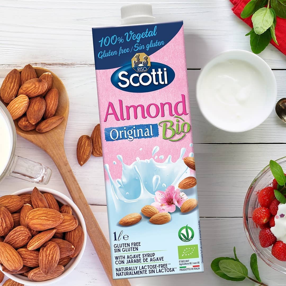 Sữa Hạnh Nhân Hữu Cơ Riso Scotti - ORGANIC Original Almond Drink - 1L