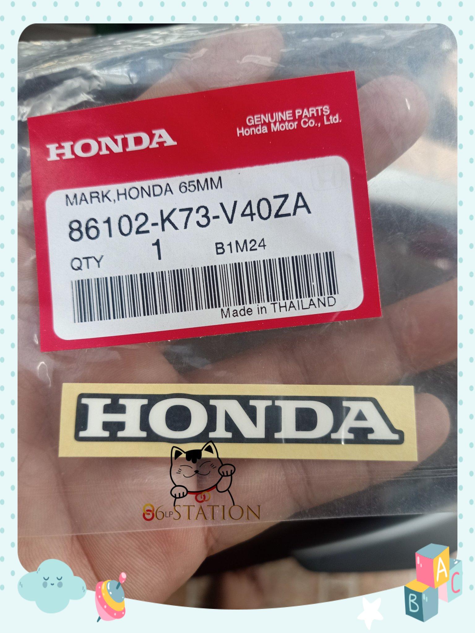 Tem honda dán dè biển số wave 125i future led chính hãng honda thái