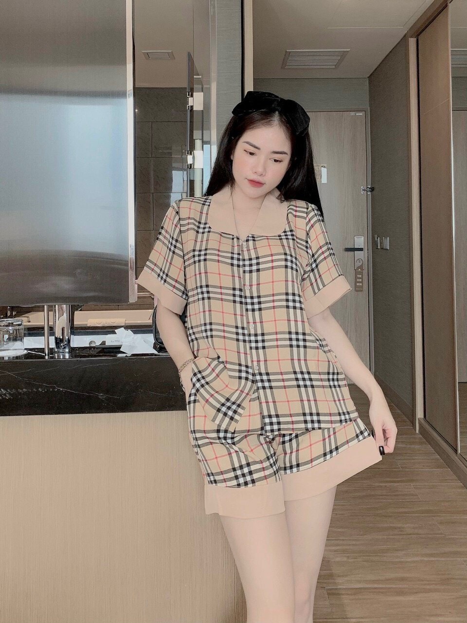 Bộ Cộc Đùi, bộ cộc pijama mặc nhà mềm mịn mát,bộ đồ nữ