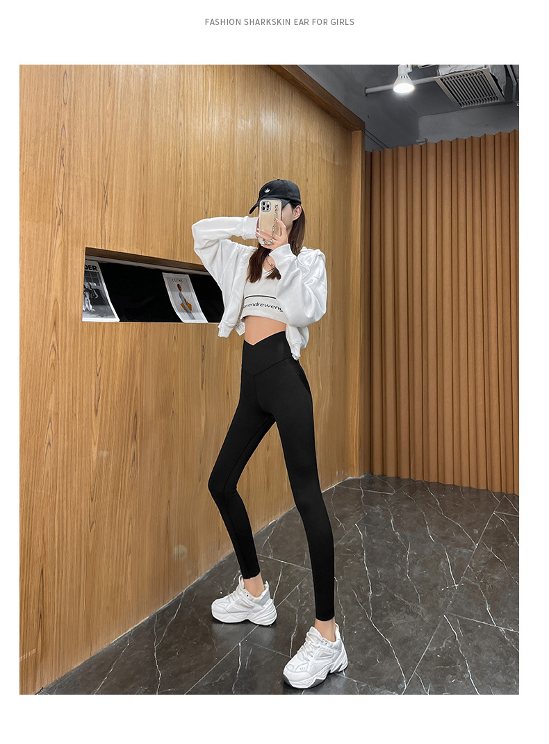 Quần legging nữ cạp chéo Maya gen bụng nâng mông co giãn 4 chiều Q626