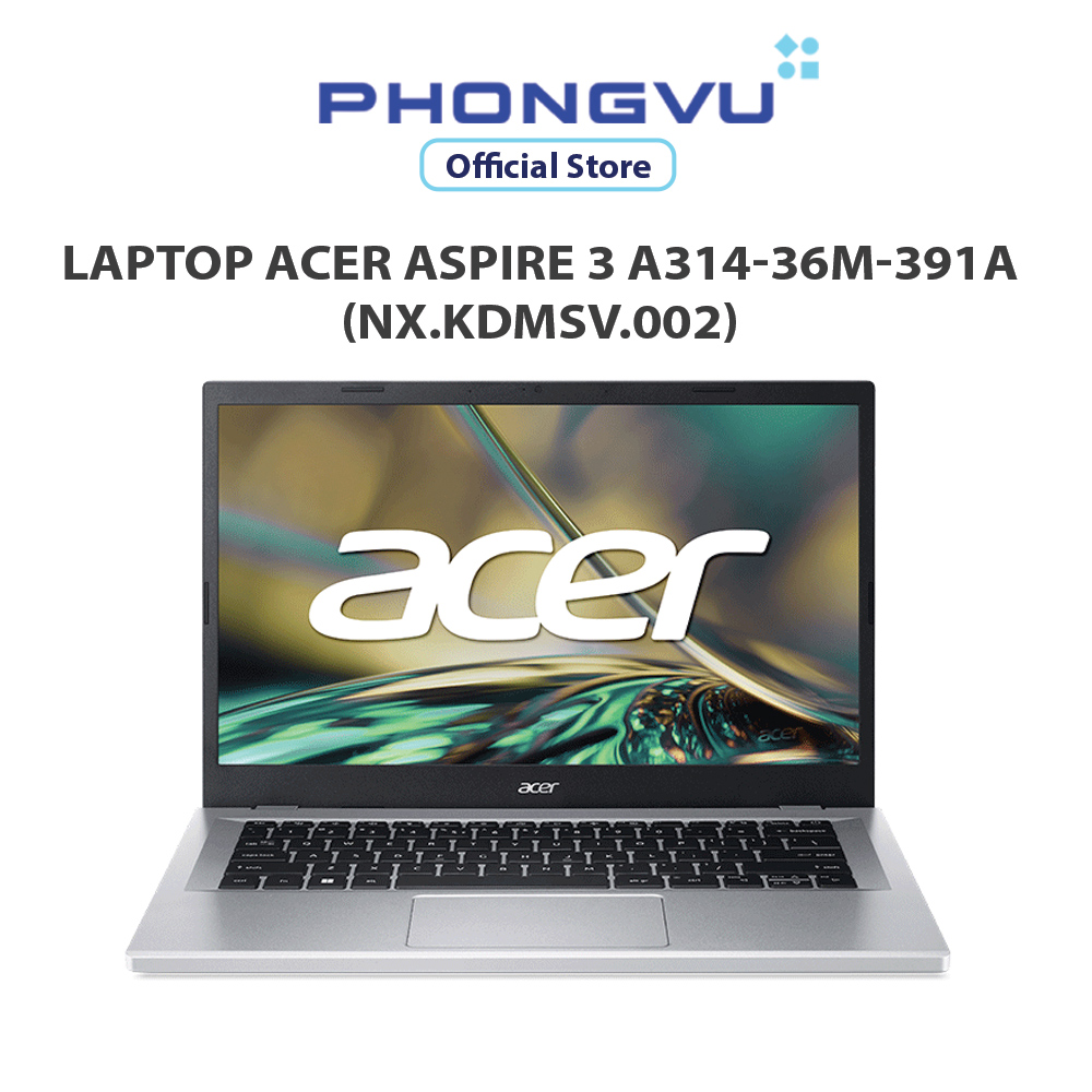 Máy tính xách tay Laptop Acer Aspire 3 A314-36M-391A NX.KDMSV.002 i3-N305