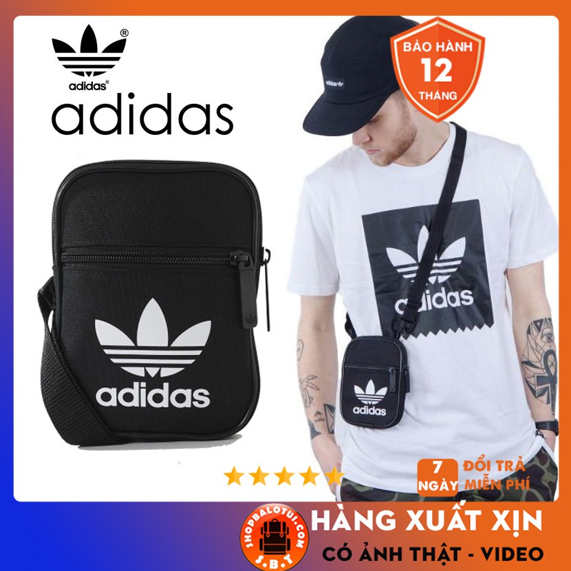 Túi đeo chéo [ HÀNG XỊN ] Túi đeo chéo Adidas Mini -  Phù hợp đi du lịch, đi chơi, dạo phố (  Túi đeo chéo nam, túi chéo nam, túi đeo nam, túi adidas, túi đeo chéo adidas, túi thể thao, túi đeo chéo nam )