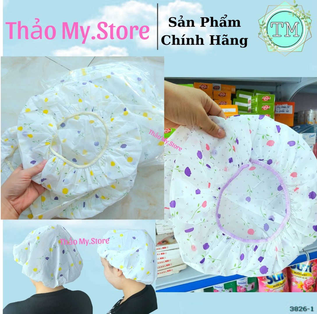 Bao trùm tóc, nón tắm ni lông loại tốt