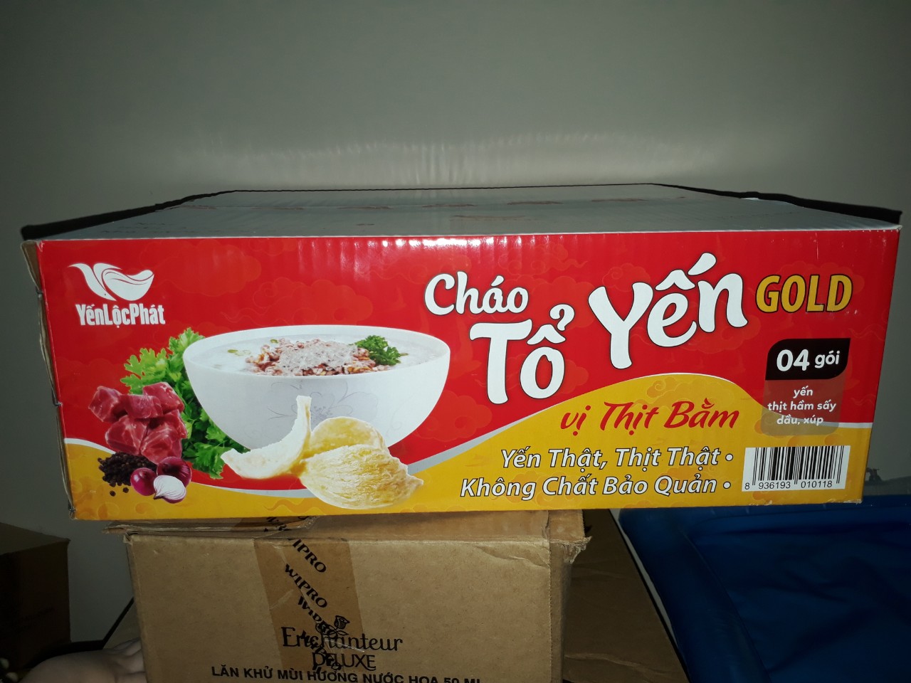 Cháo Tổ Yến Thịt Bằm - Yến Lộc Phát ( 1 thùng 30gói)