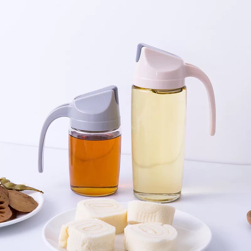 Bình Đựng Nước Mắm, Dầu Ăn Tự Động Mở Nắp Khi Rót 2 Loại 300 ml và 600 ml