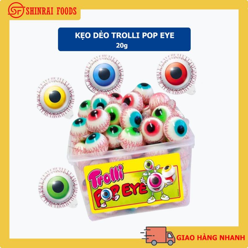 Kẻo dẻo Trolli hình con mắt