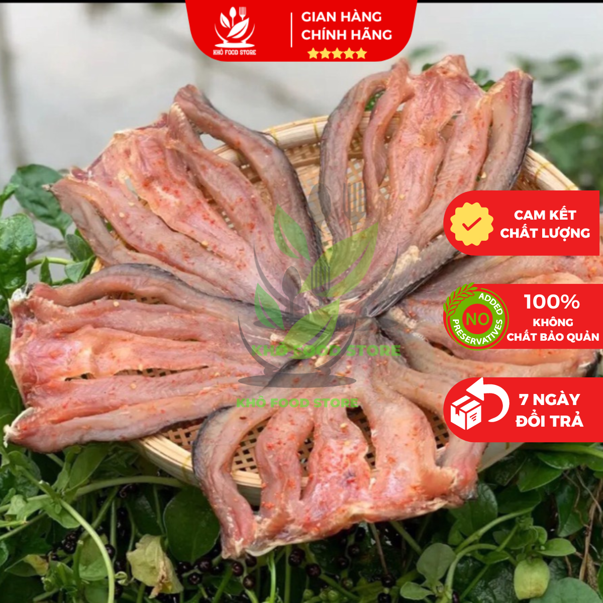 Khô cá lóc Đồng Tháp Chuẩn 3 nắng vị vừa ăn