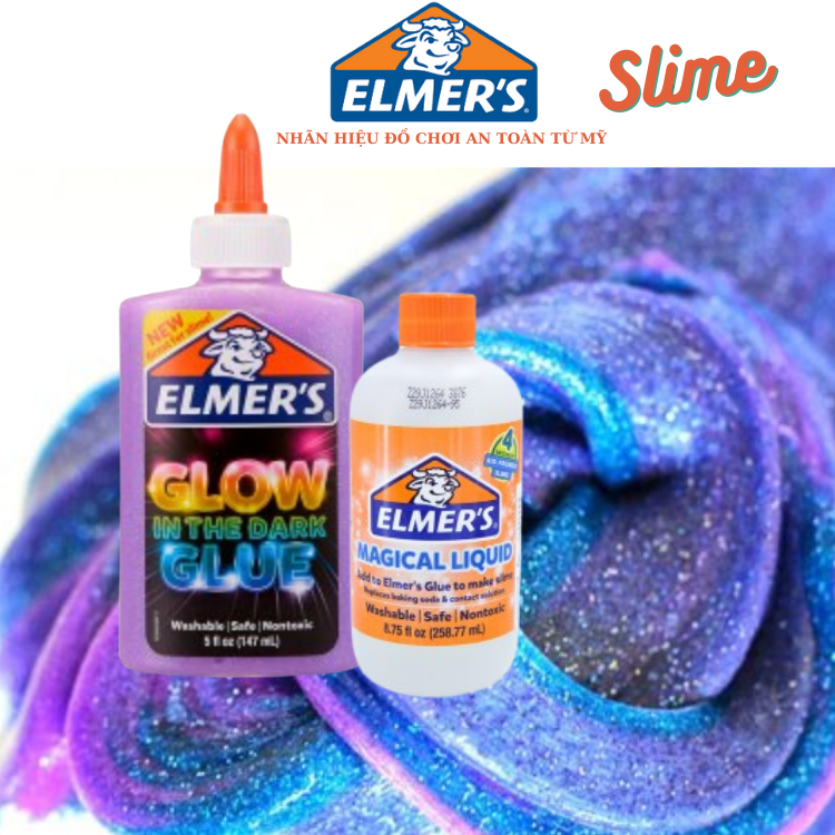 Slime mây phát sáng trong tối Elmer s Glow in the Dark 147ml