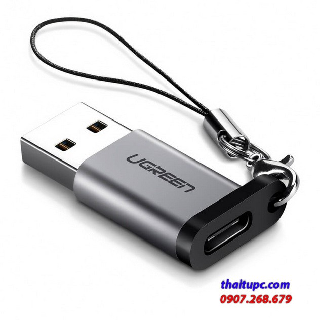 Đầu chuyển usb 3.0 to usb-c 3.1 cao cấp ugreen 50533