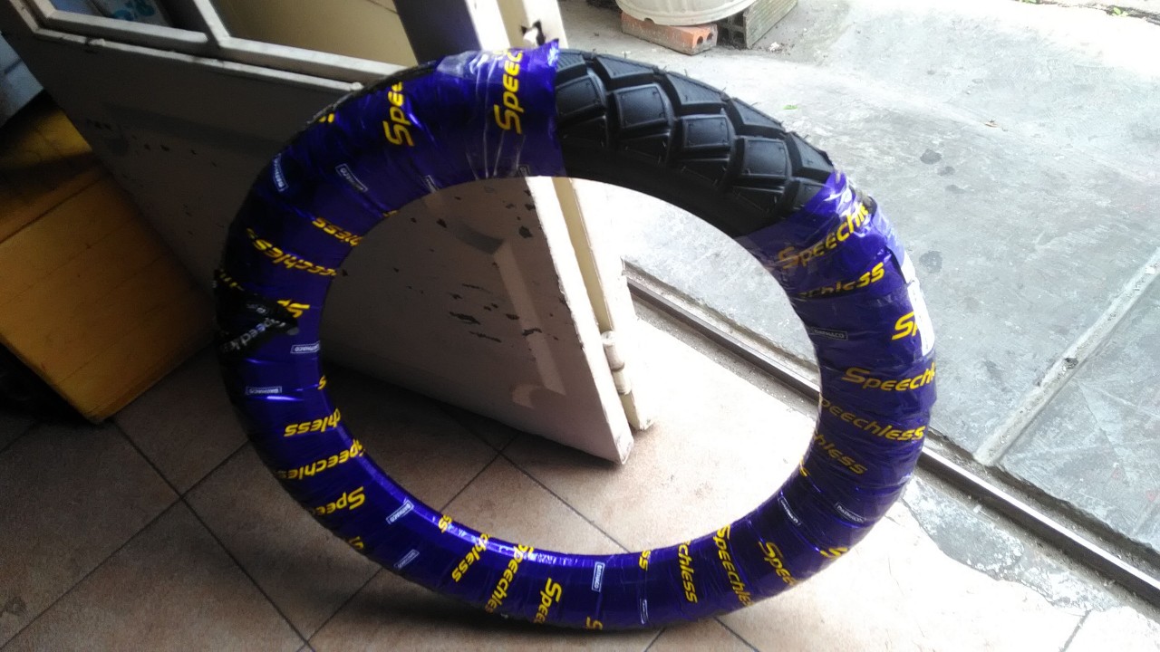 Lốp 80/90-17 gai ngũ giác cho Suzuki GD110, Win100, Axelo, Husky125, Wolf125