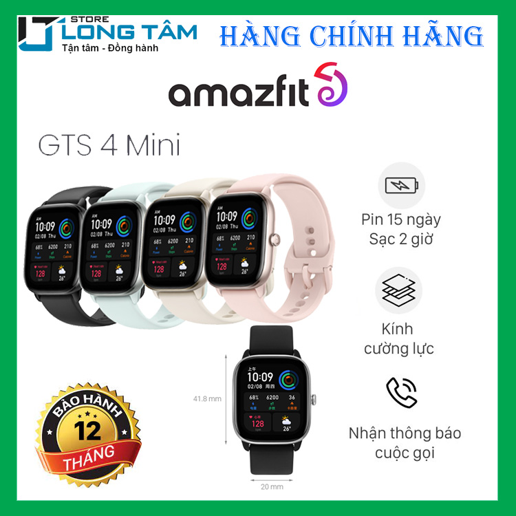 Đồng hồ thông minh Amazfit GTS 4 mini - chính hãng, giá rẻ