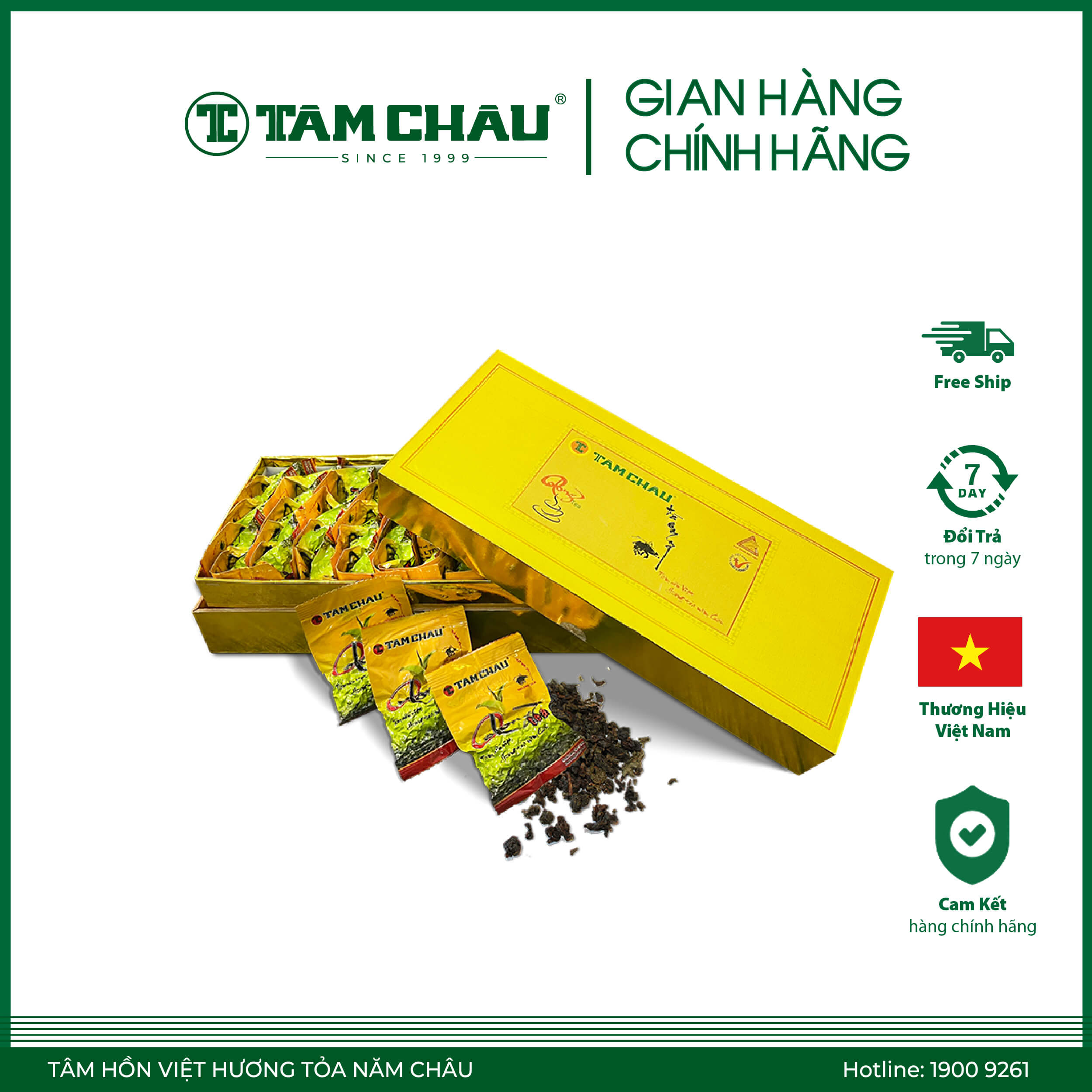 Trà Oolong thuần vàng 500Gr