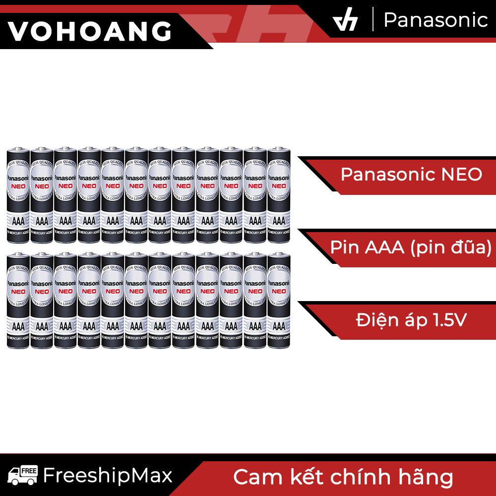 Bộ 24 pin aaa panasonic r03nt