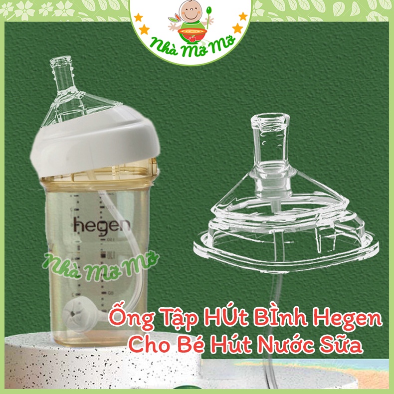 Ống tập hút bình sữa Hegen Cho bé tập hút sữa hút nước - Nhà Mỡ